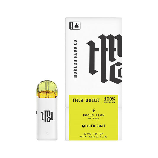 Golden Goat | Live Uncut THCA Pod Kit | 1g | Modern Herb Co