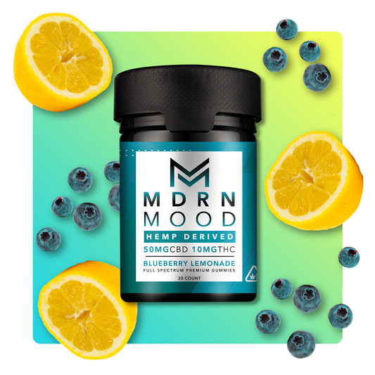 Blueberry Lemonade - 5:1 CBD to THC (20ct) - Mdrn Mood