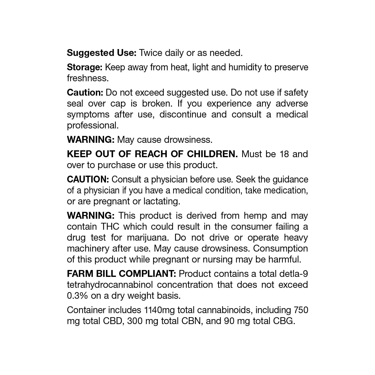 Broad Spectrum CBD Calming Gummies
