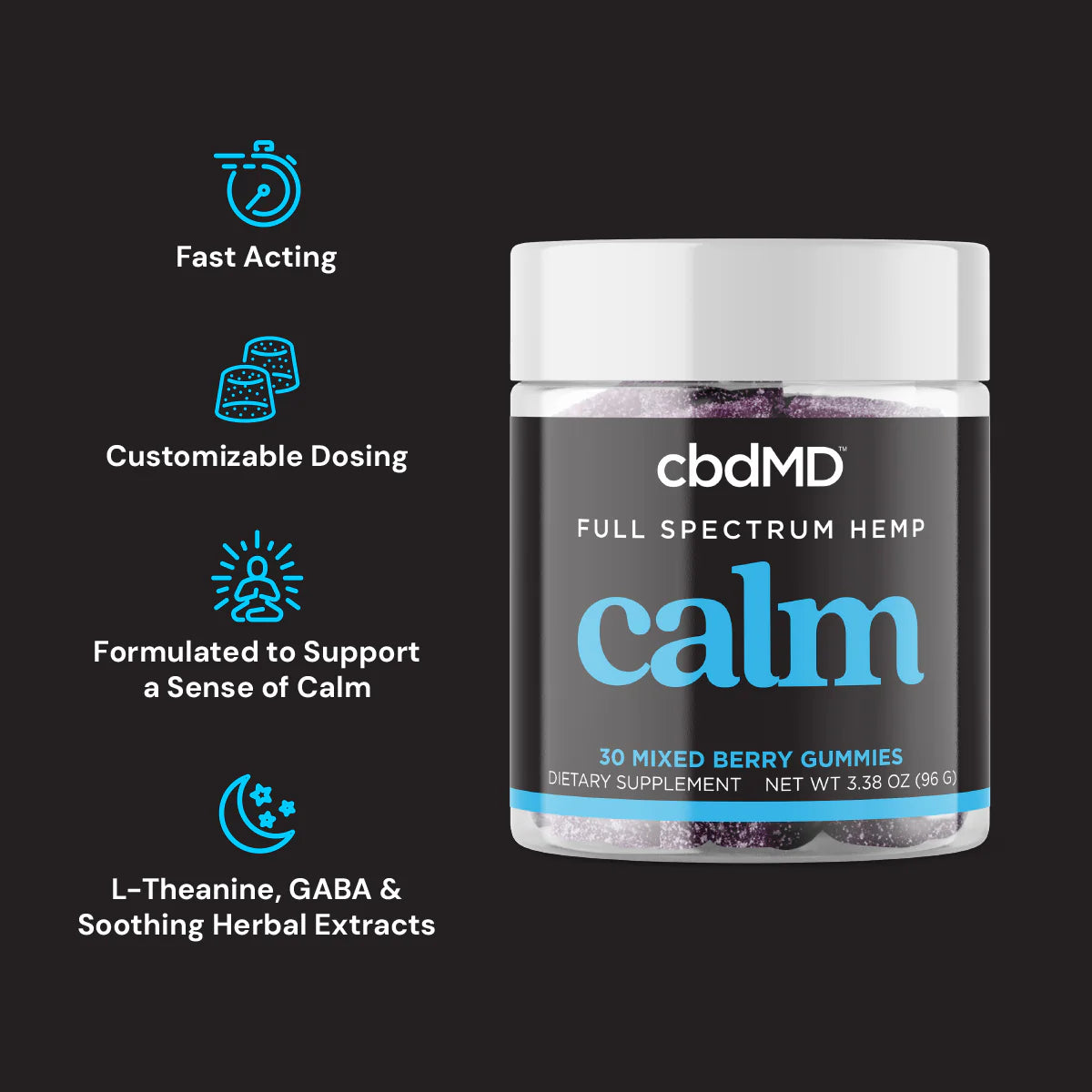 Full Spectrum CBD Calming Gummies