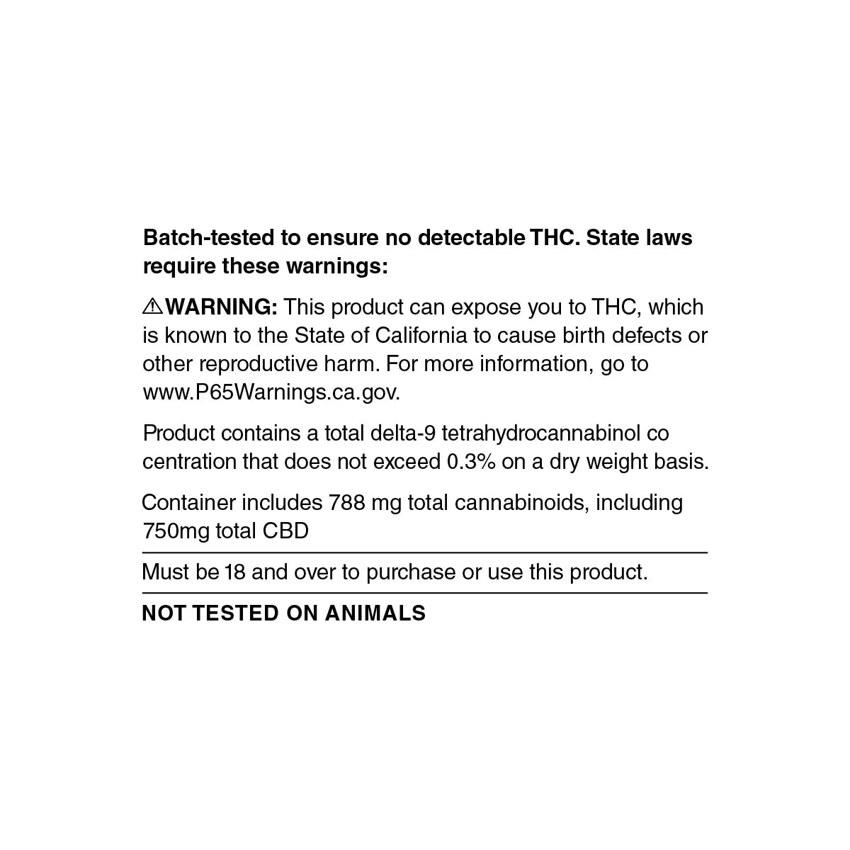 Broad Spectrum CBD Recover Airless Pump