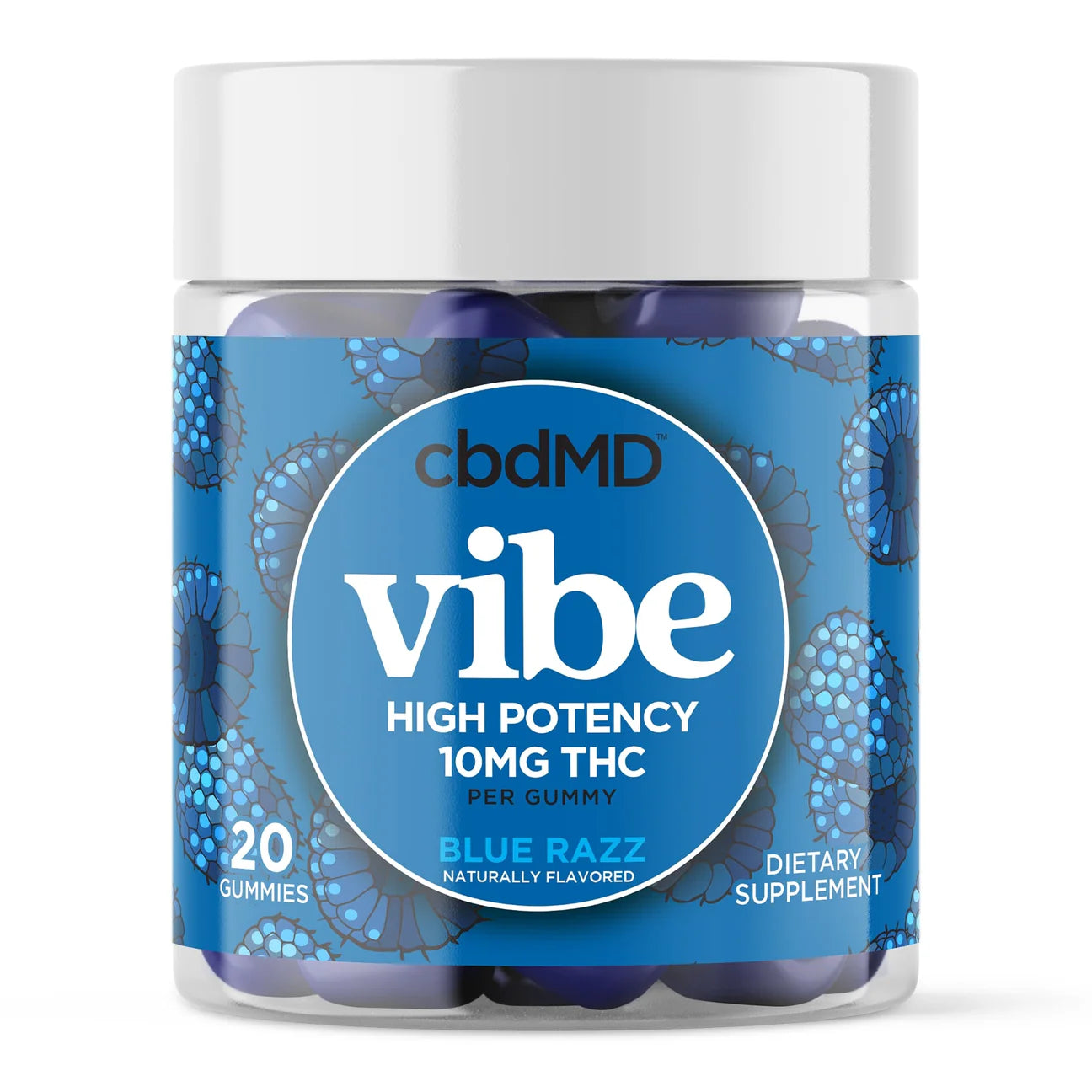 Blue Razz - Delta 9 THC Gummies