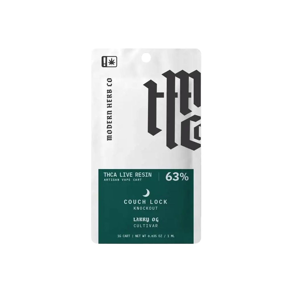 Larry OG | Live Resin Uncut THCA 510 Cartridge | 1g | Modern Herb Co