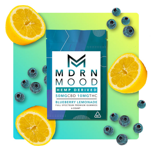 Blueberry Lemonade - 5:1 CBD to THC (6ct) - Mdrn Mood