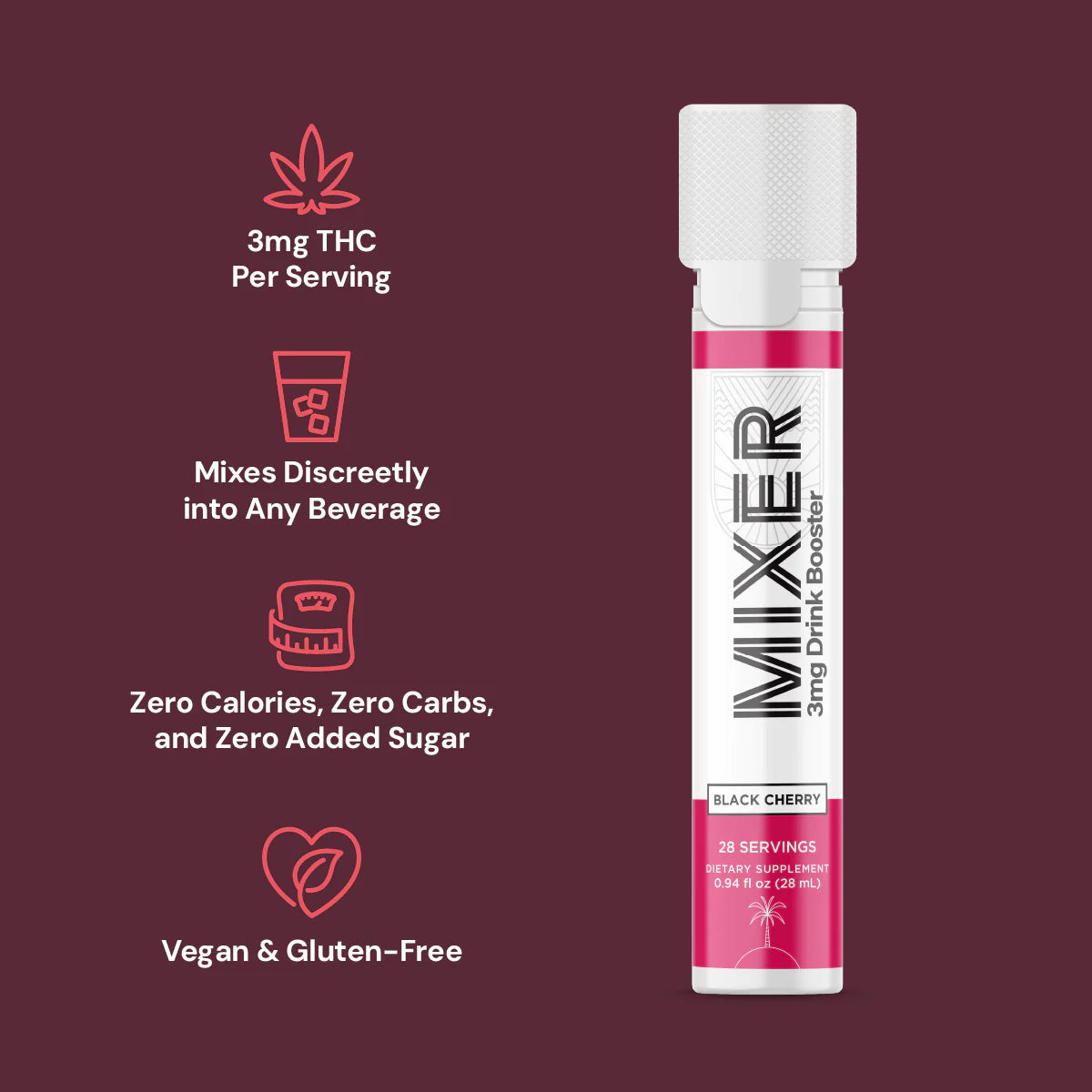 Black Cherry - Delta 9 THC Drink Mixer