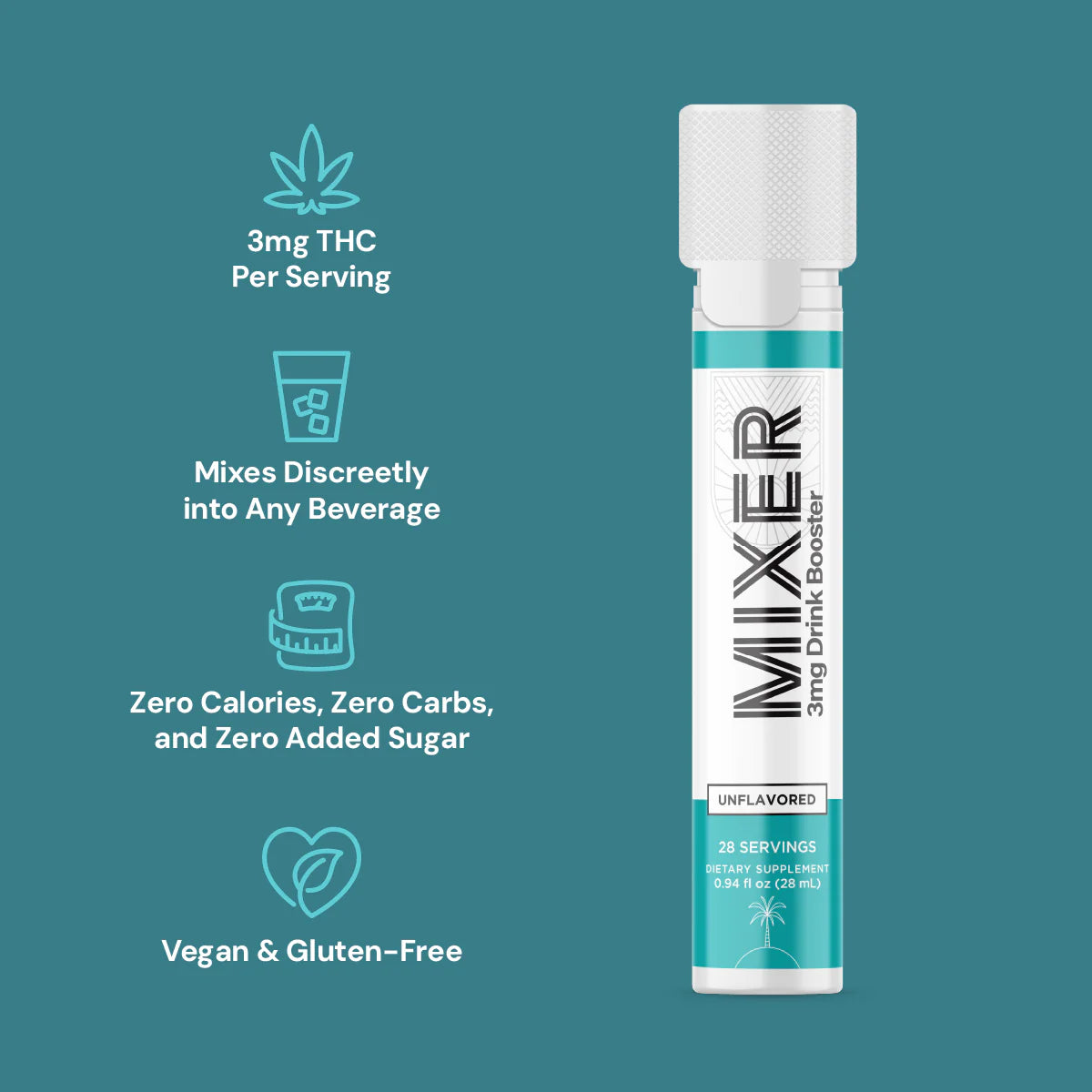 Unflavored - Delta 9 THC Drink Mixer