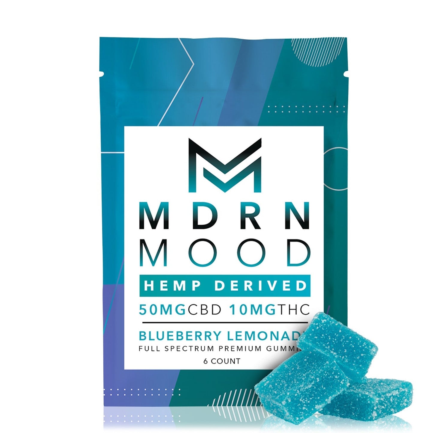 Blueberry Lemonade - 5:1 CBD to THC (6ct) - Mdrn Mood